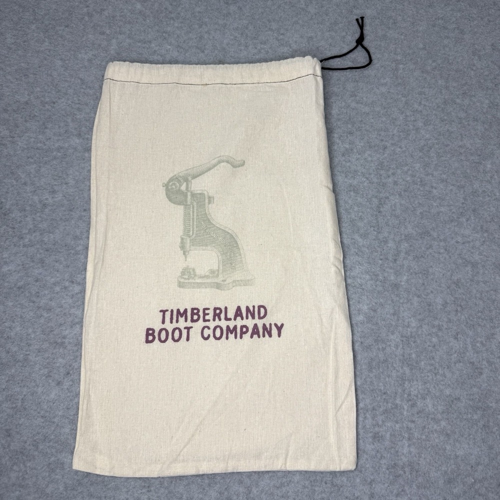 Timberland Boot Company Small Drawstring Dust Bag 9.5" X 15.5"  Travel